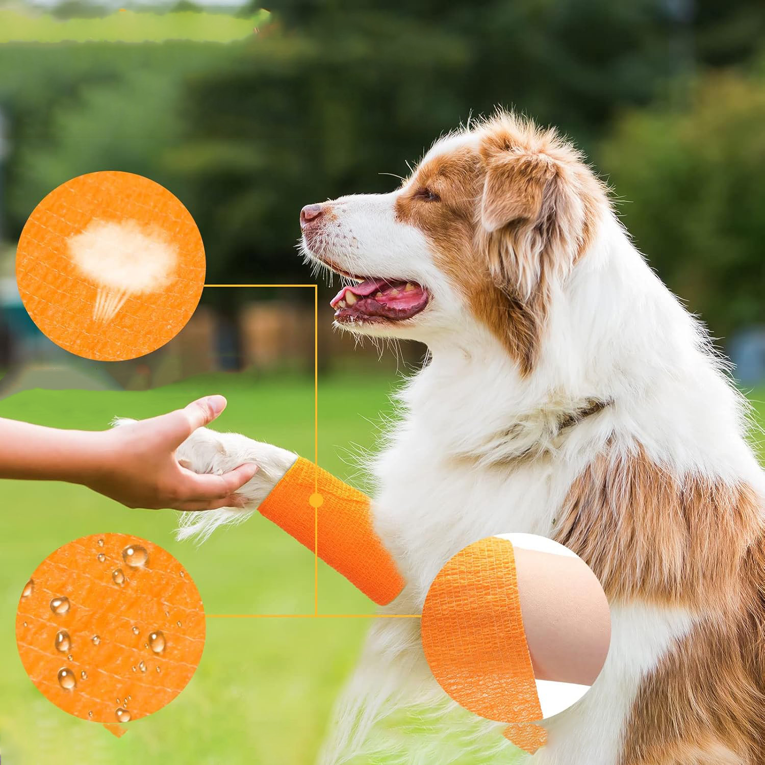 Benda autoadesiva impermeabile per esterni