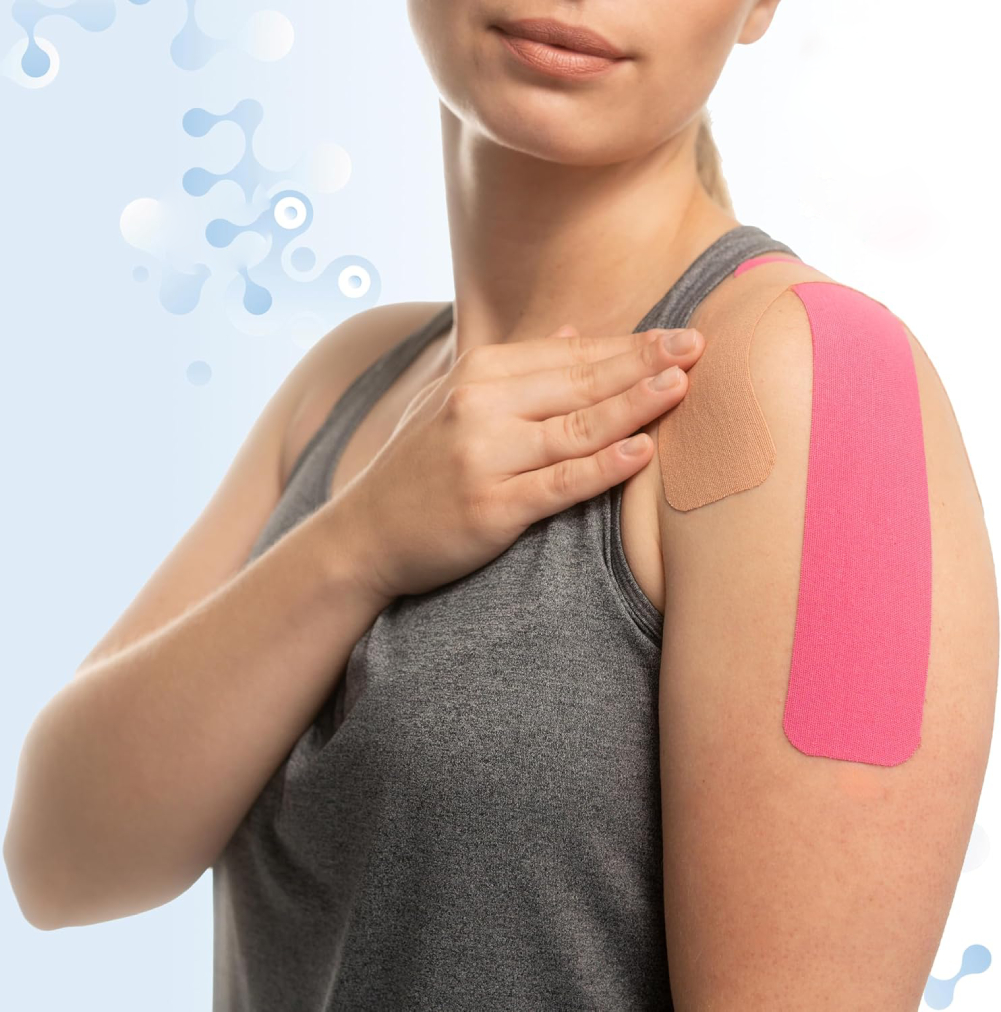 Nastro kinesiologico pretagliato per lo sport