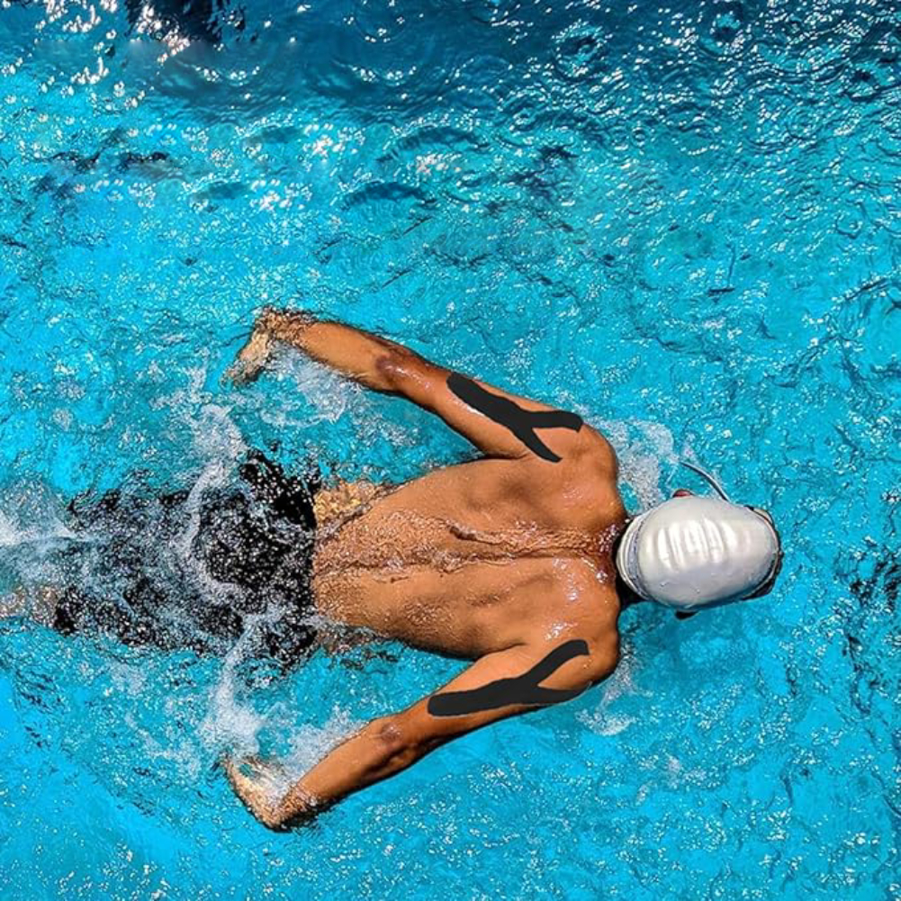 Nastro kinesiologico traspirante impermeabile per il nuoto