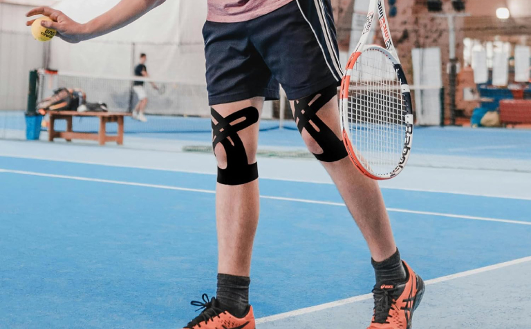 Patch muscolare con nastro kinesiologico pretagliato 