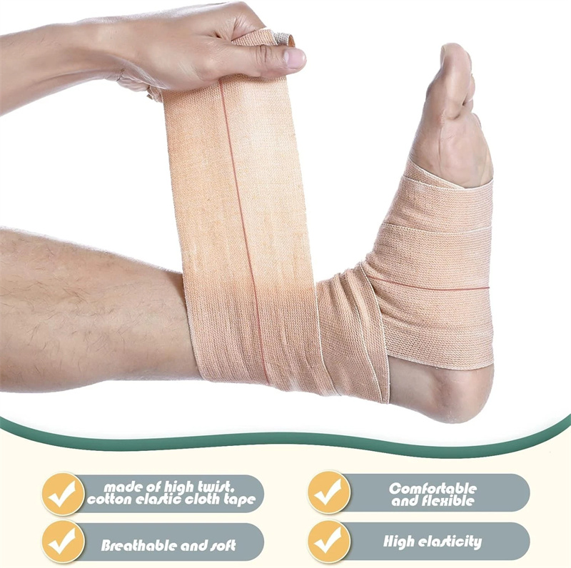 Nastro terapeutico elastico (EAB) – Bendaggio adesivo elasticizzato per compressione e supporto