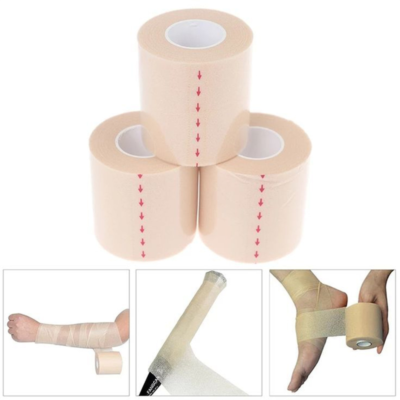 Pre-avvolgimento in schiuma | Avvolgimento pre-nastro traspirante per taping atletico, protezione della pelle e facile rimozione Pre-avvolgimento in schiuma | Avvolgimento pre-nastro traspirante per taping atletico, protezione della pelle e facile rimozione