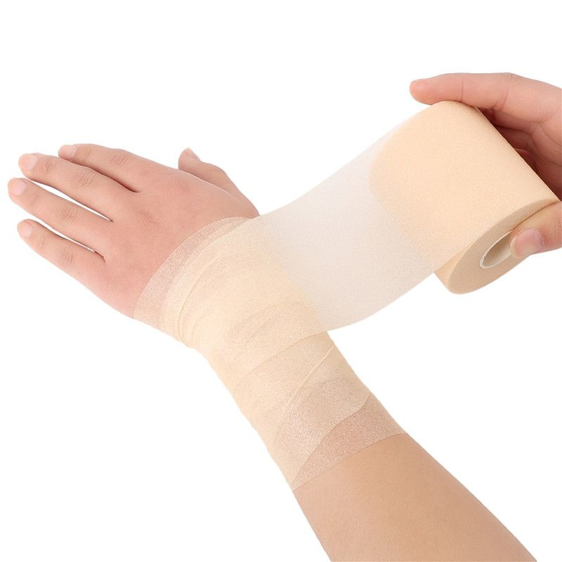 Pre-avvolgimento in schiuma | Avvolgimento pre-nastro traspirante per taping atletico, protezione della pelle e facile rimozione Pre-avvolgimento in schiuma | Avvolgimento pre-nastro traspirante per taping atletico, protezione della pelle e facile rimozione