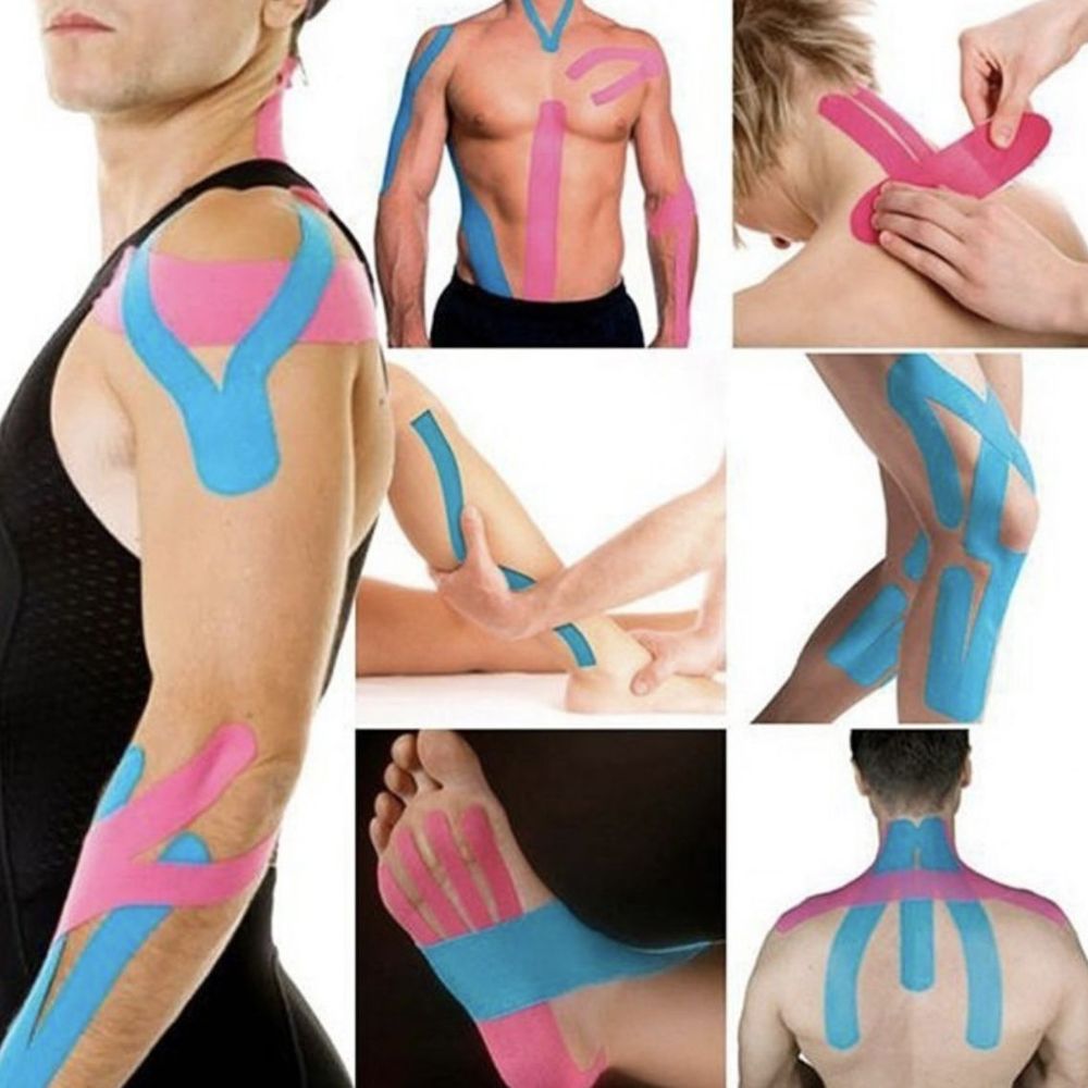 Nastro Kinesiologico Elastico per Allenamento Atletico, Riabilitazione e Supporto Quotidiano | Nastro di supporto resistente al sudore e delicato sulla pelle Nastro Kinesiologico Elastico per Allenamento Atletico, Riabilitazione e Supporto Quotidiano | Nastro di supporto resistente al sudore e delicato sulla pelle