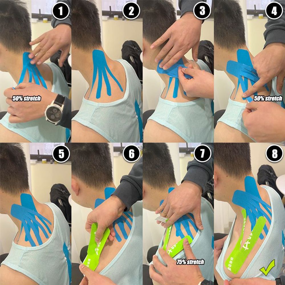 Nastro Kinesiologico Elastico per Allenamento Atletico, Riabilitazione e Supporto Quotidiano | Nastro di supporto resistente al sudore e delicato sulla pelle Nastro Kinesiologico Elastico per Allenamento Atletico, Riabilitazione e Supporto Quotidiano | Nastro di supporto resistente al sudore e delicato sulla pelle